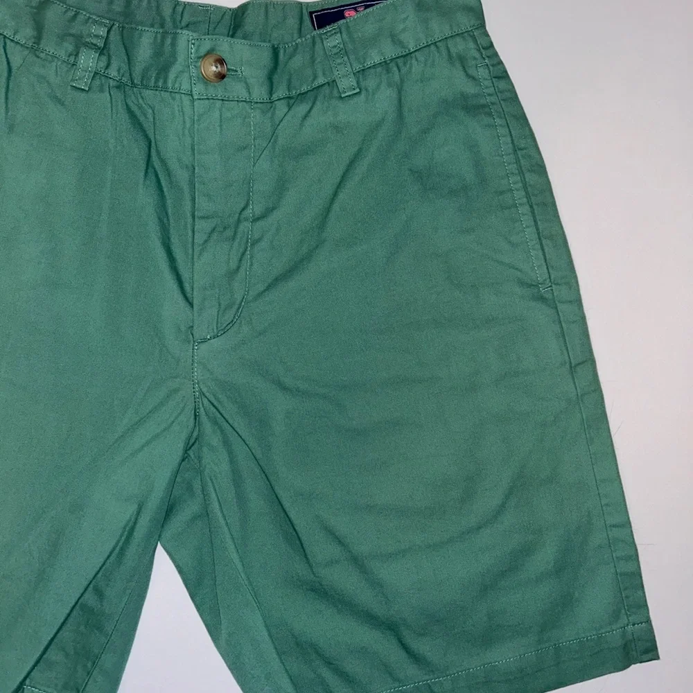 NWT Vineyard Vines Club Short men’s flat front 9” chino‎ shorts, green size 30 - Picture 5 of 9